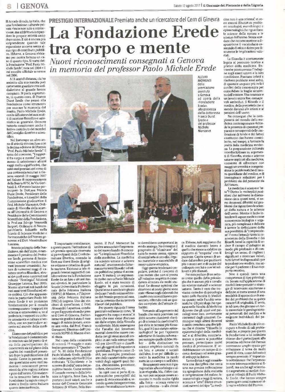 Il Giornale - Agosto 2017